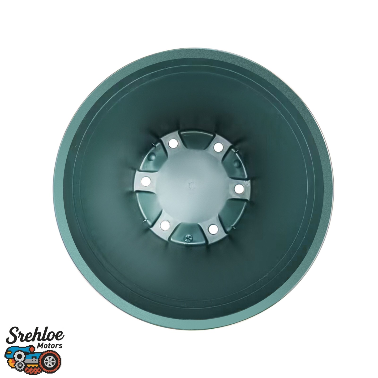 10 Pcs Plastic Green Flower Pots 6 Holes Seedling Garden Plant Container