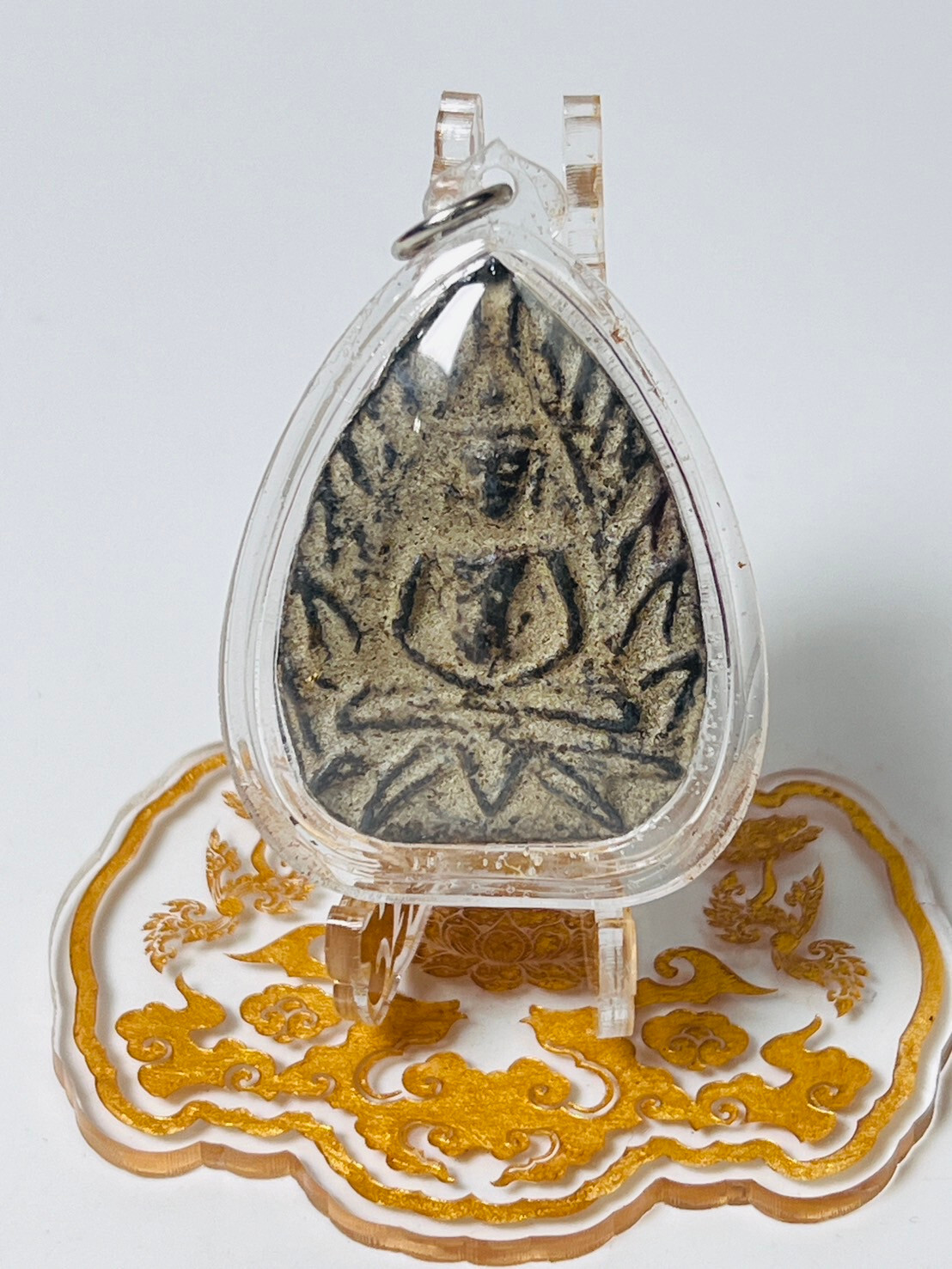Antique The Phra Pathumas buddha Amulet Pendant Kru Sukhothai in Pendant Rare