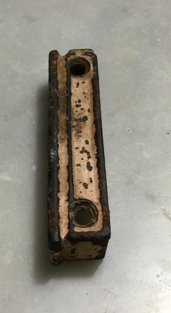 Vintage Rim Lock Catch Cast Iron Keeper 3 5/16’’ Original Hardware………[B1]