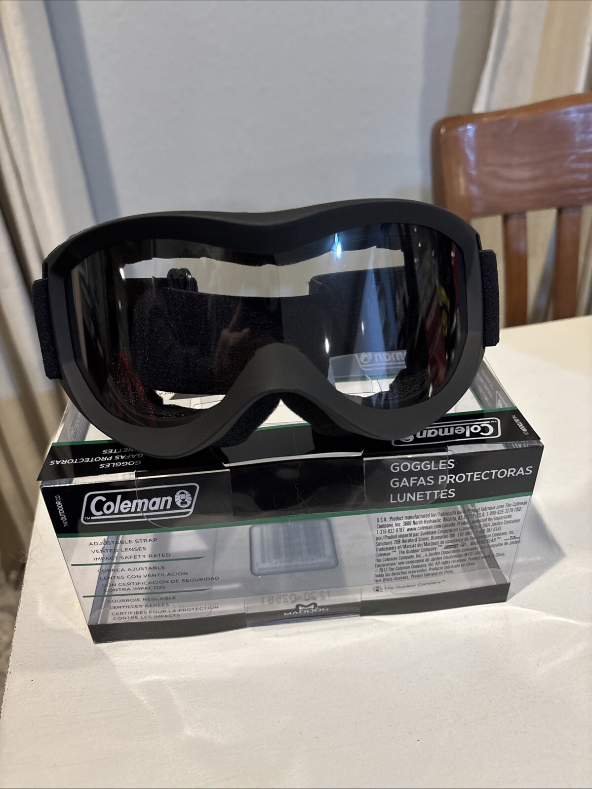 Coleman MADDOG Gear, Adjustable Goggles,-Brand new (Shelf)