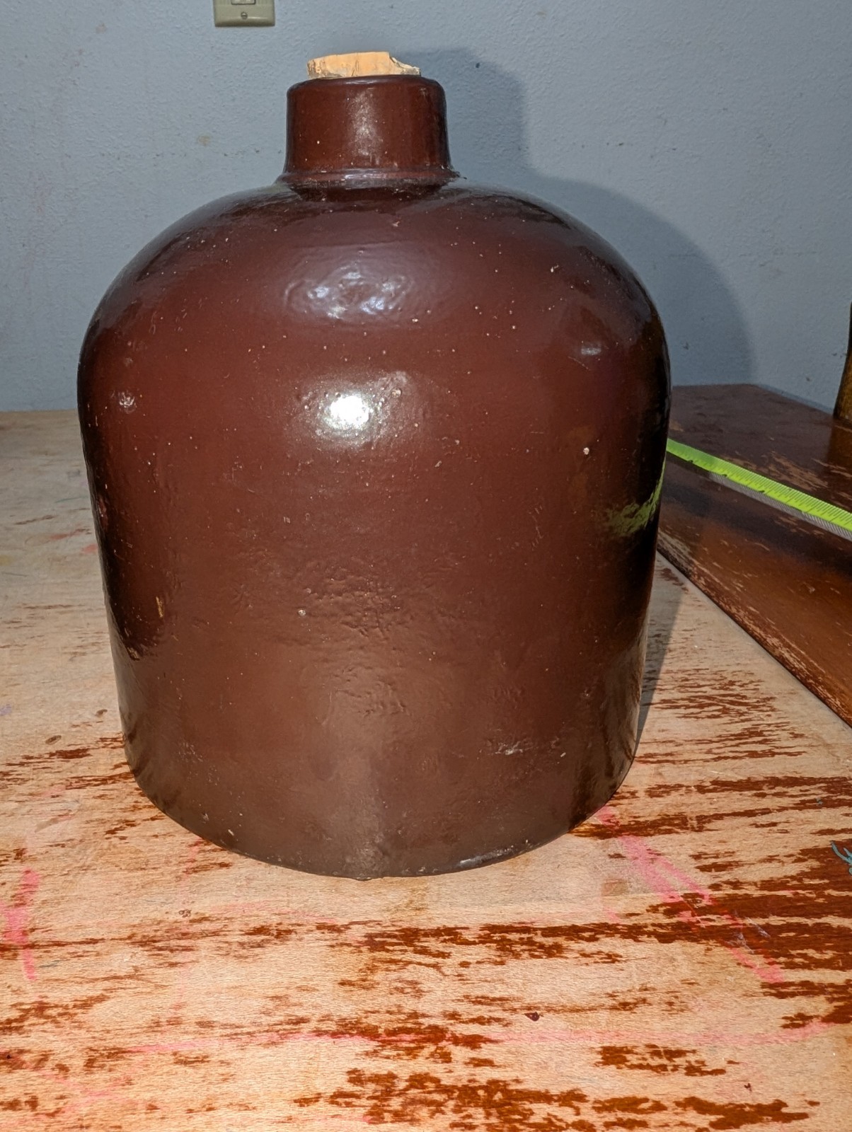 Minnesota Stoneware Red Wing MN 1/2 Gal Stoneware Jug Hand Turned Albany Matte