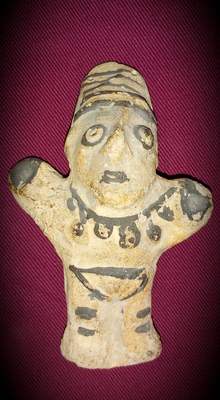 Pre-Columbian, 2 Chancay, Clay Figures ( c.1000 – 1400)