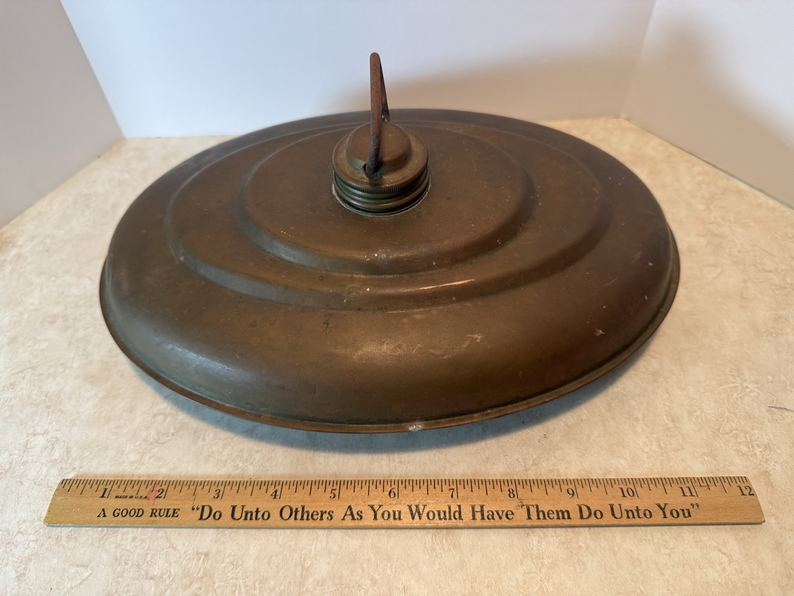 Antique Copper Foot Warmer 12″ X 8″ X 4″