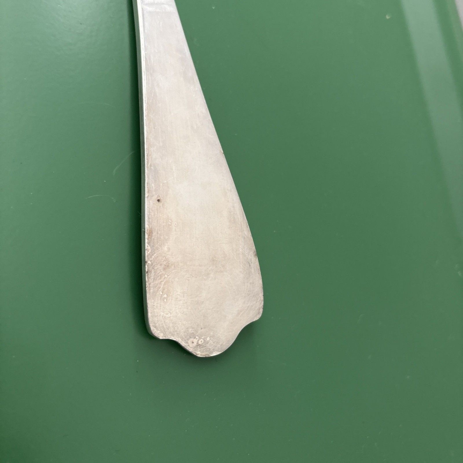 Huge 14 Inch Fiddle & Thread Pattern Basting Silver Plated Serving Spoon
