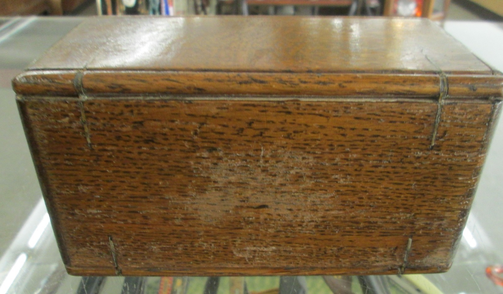 Singer Oak Sewing Machine Puzzle Box w/attachments February 19 1839