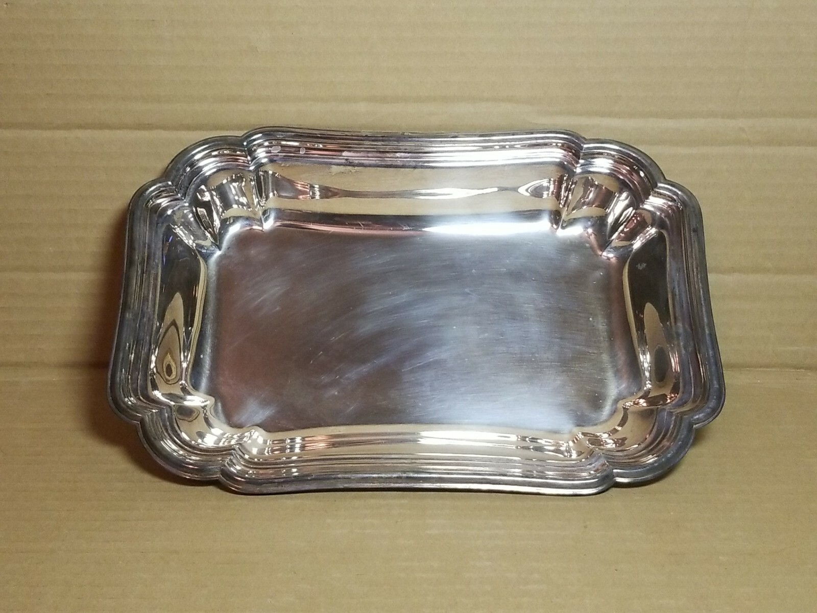 International Silver Co. Silverplate Rectangular Serving Dish Chadwick 1512