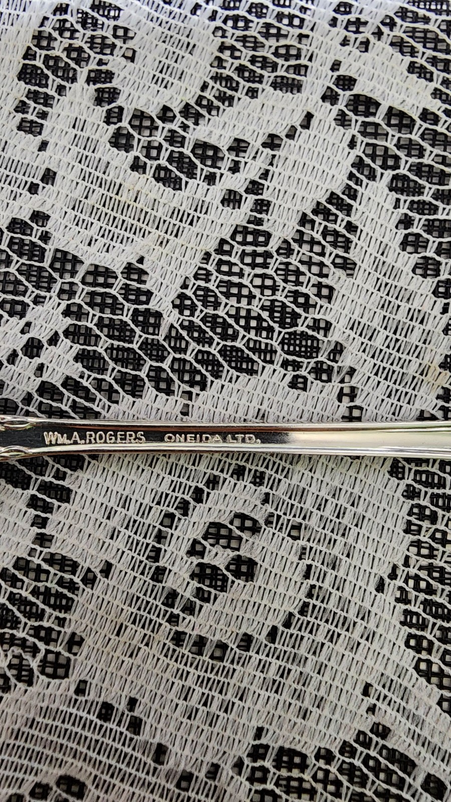 c1958 JASMINE/CHALICE/ HARMONY SILVERPLATED 👶INFANT FEEDING SPOON MONOGRAMMED A