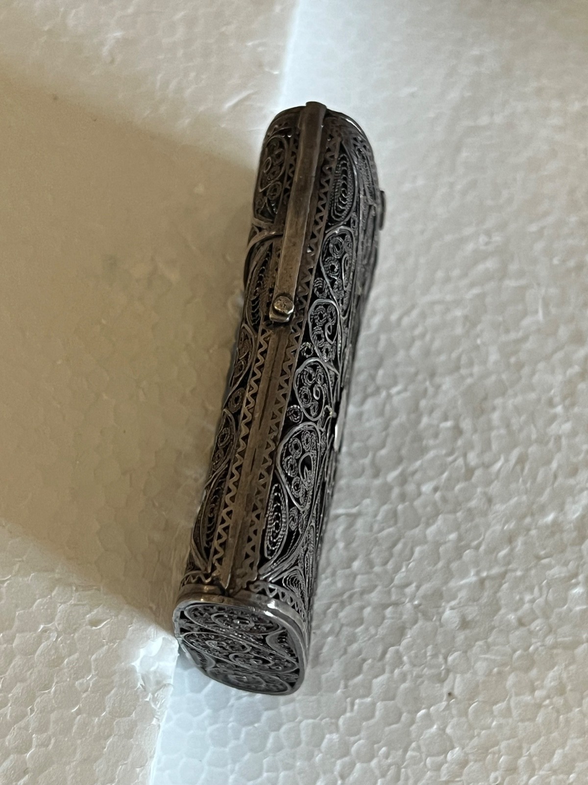 Sterling Silver Bezalel School Business Card Case, Circa 1915
