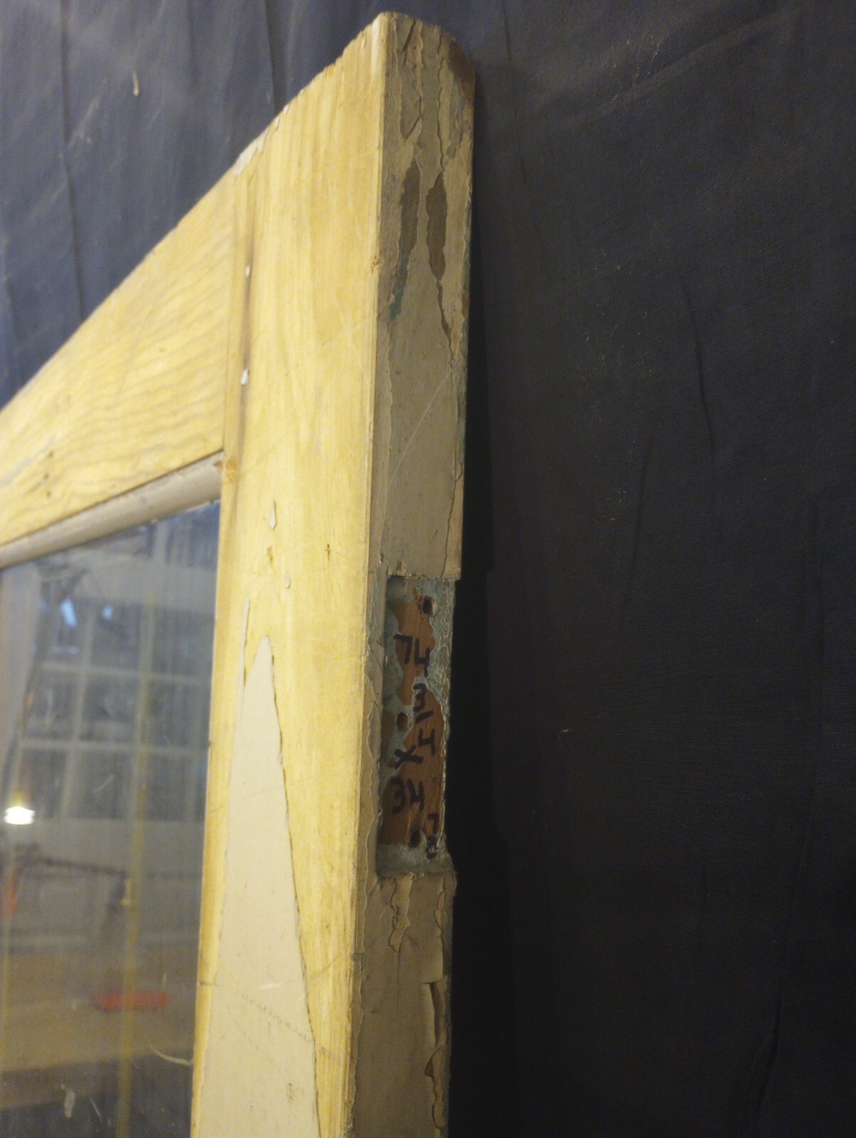 Half Glass & Flat Panel Interior Door 31 3/4″ x 74 1/2″