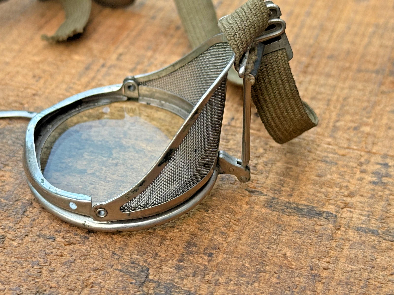 Willson Goggles M1 1900s Side Shield Mesh Safety Glasses Military Industrial WL