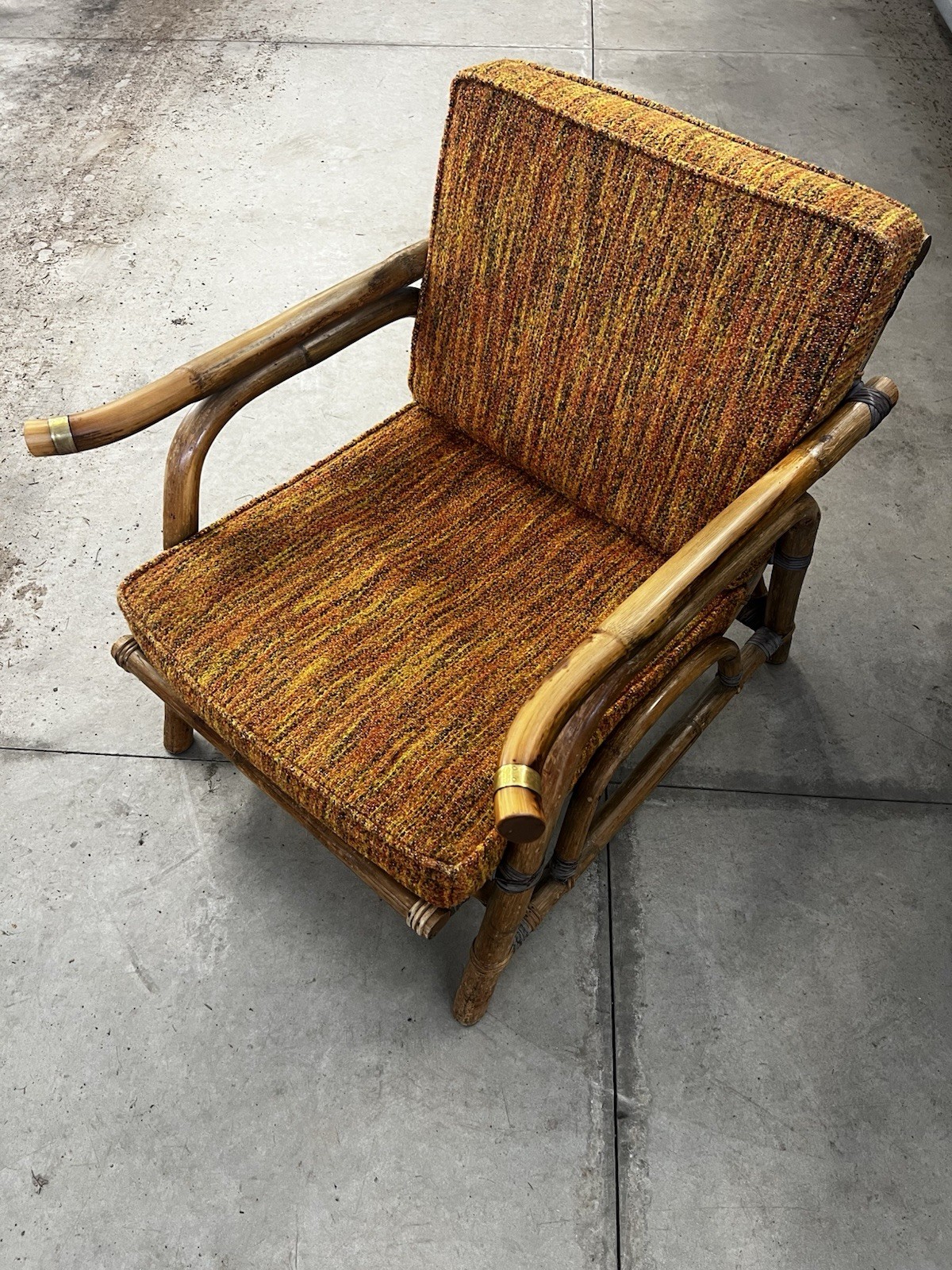 Vintage Rattan or Bamboo Chair Calif-Asia Great Condition Mid Century