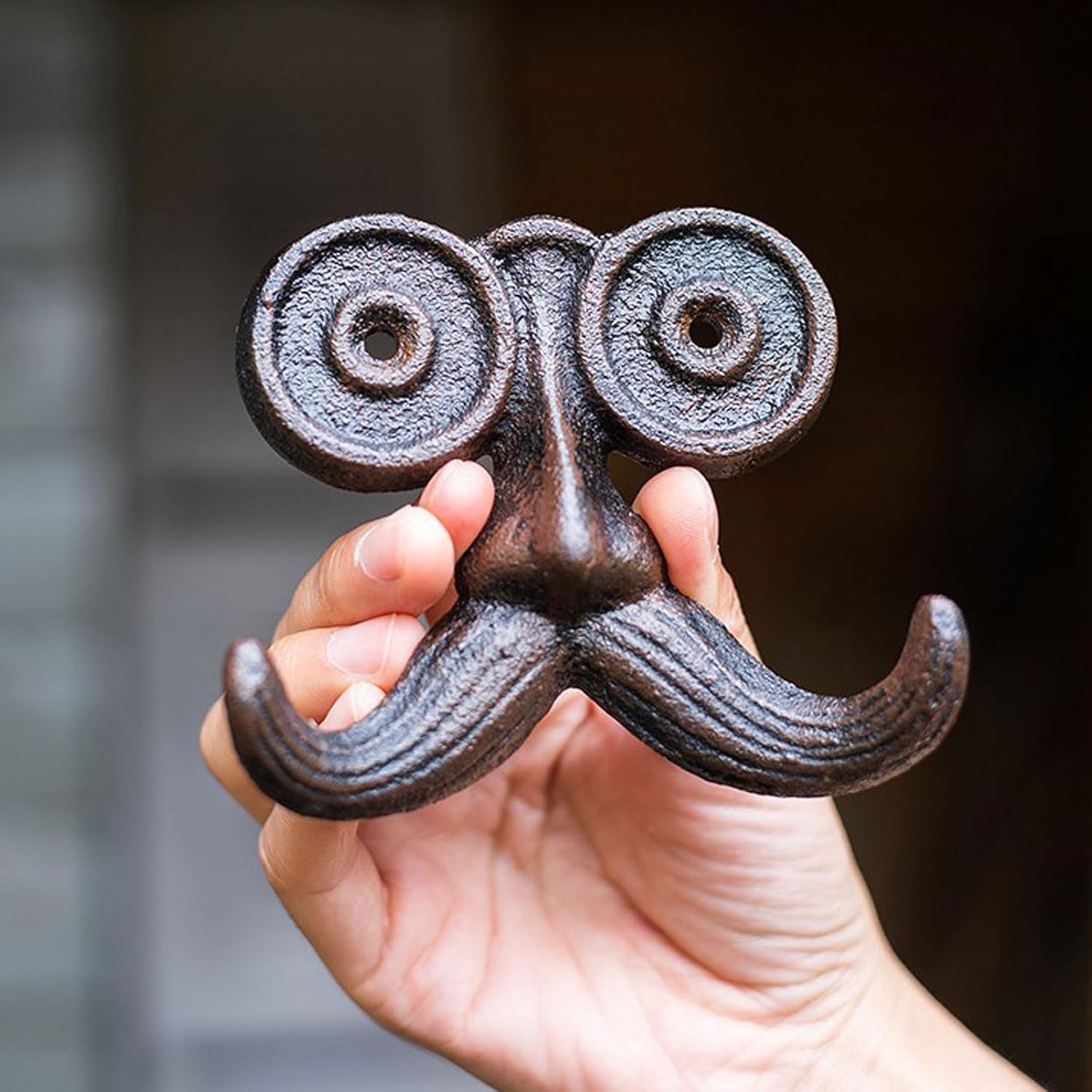 Cast Iron Hook, Heavy Duty Vintage Cast Iron Hook for Hanging, Art Decorative An
