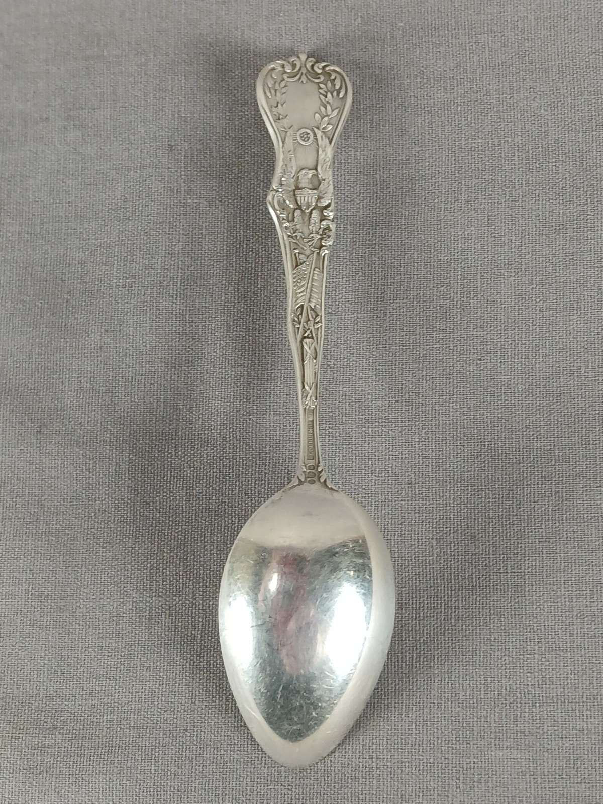 Watson Minne Ha Ha Falls Demitasse Size Sterling Silver Souvenir Spoon