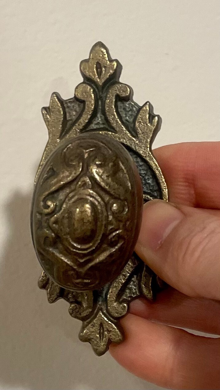 Antique Brass Bronze Drawer Pull Hardware Handle Cabinet Door Knobs Metal Large