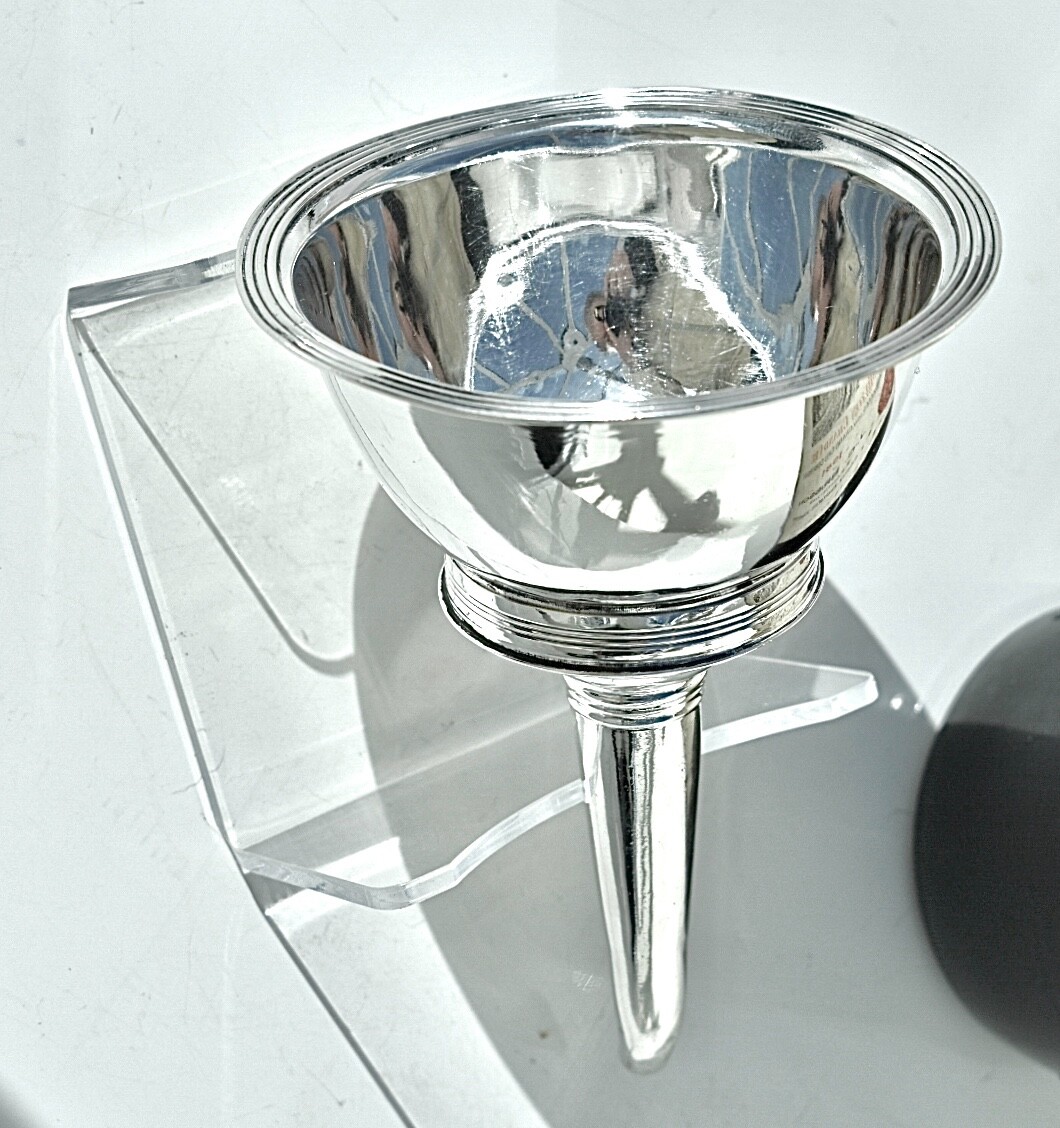 Solid Silver George lll Wine Funnel By Peter, Ann & William Bateman London, 1803