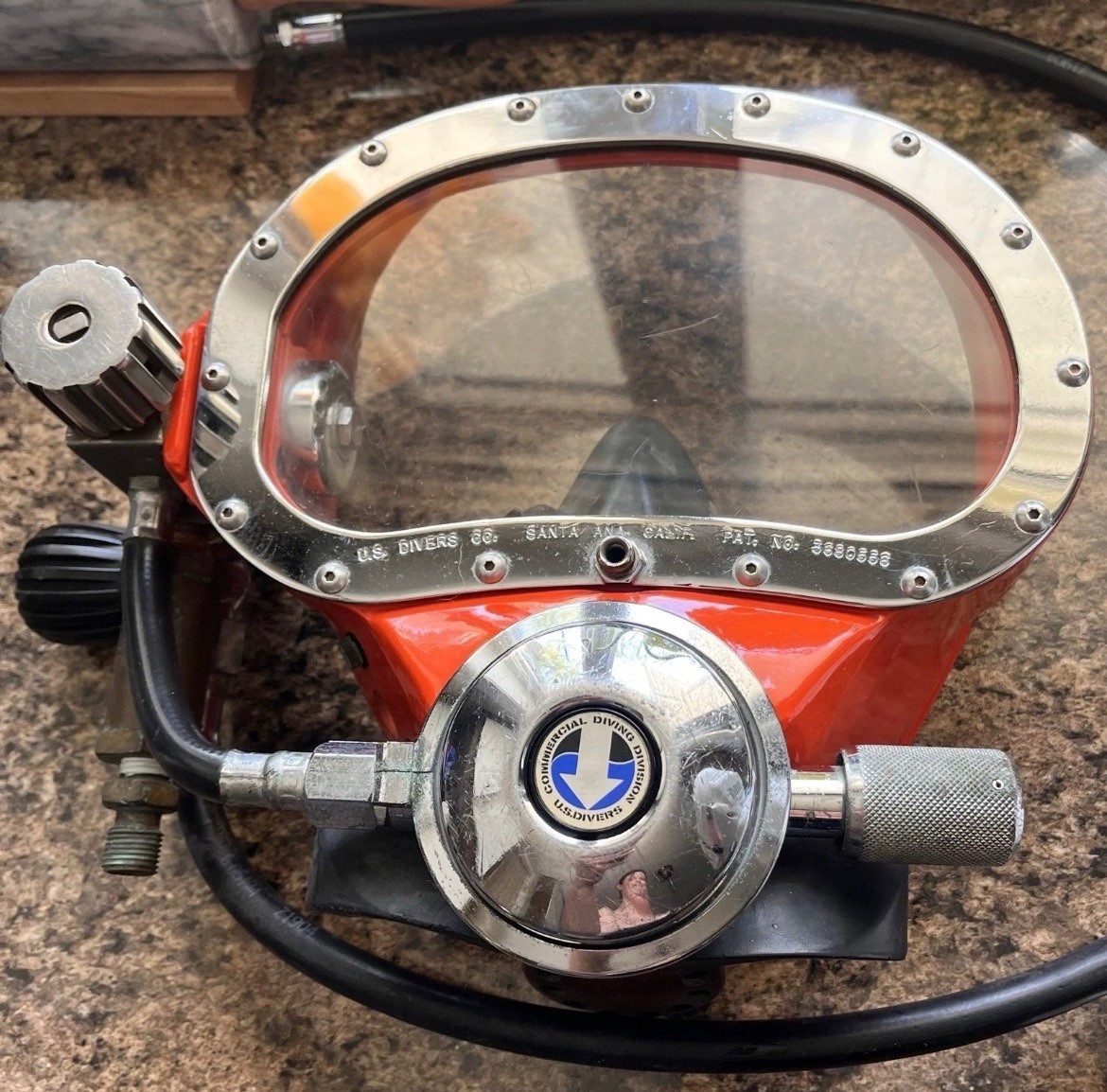 RARE PRISTINE KIRBY MORGAN DIVING BAND MASK KBM 10 SHOWPIECE/COLLECTABLE Ex