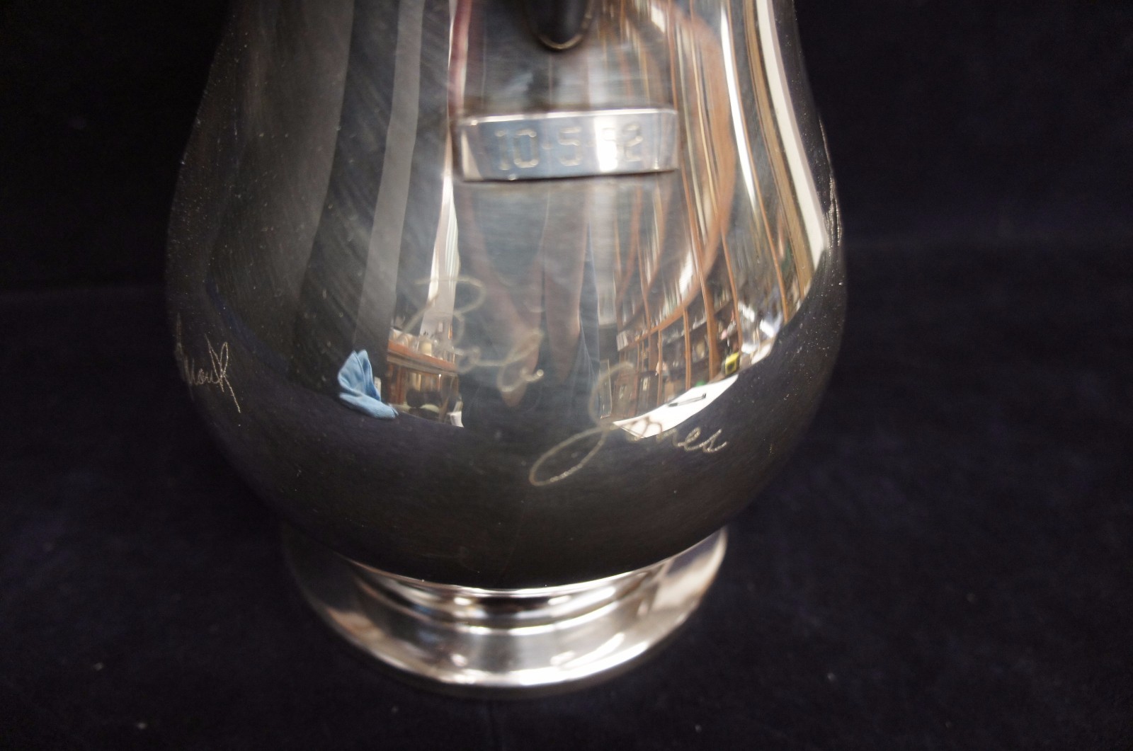 Beautiful Vintage Signed & Marked Silverplate Water Pitcher Serving Formal