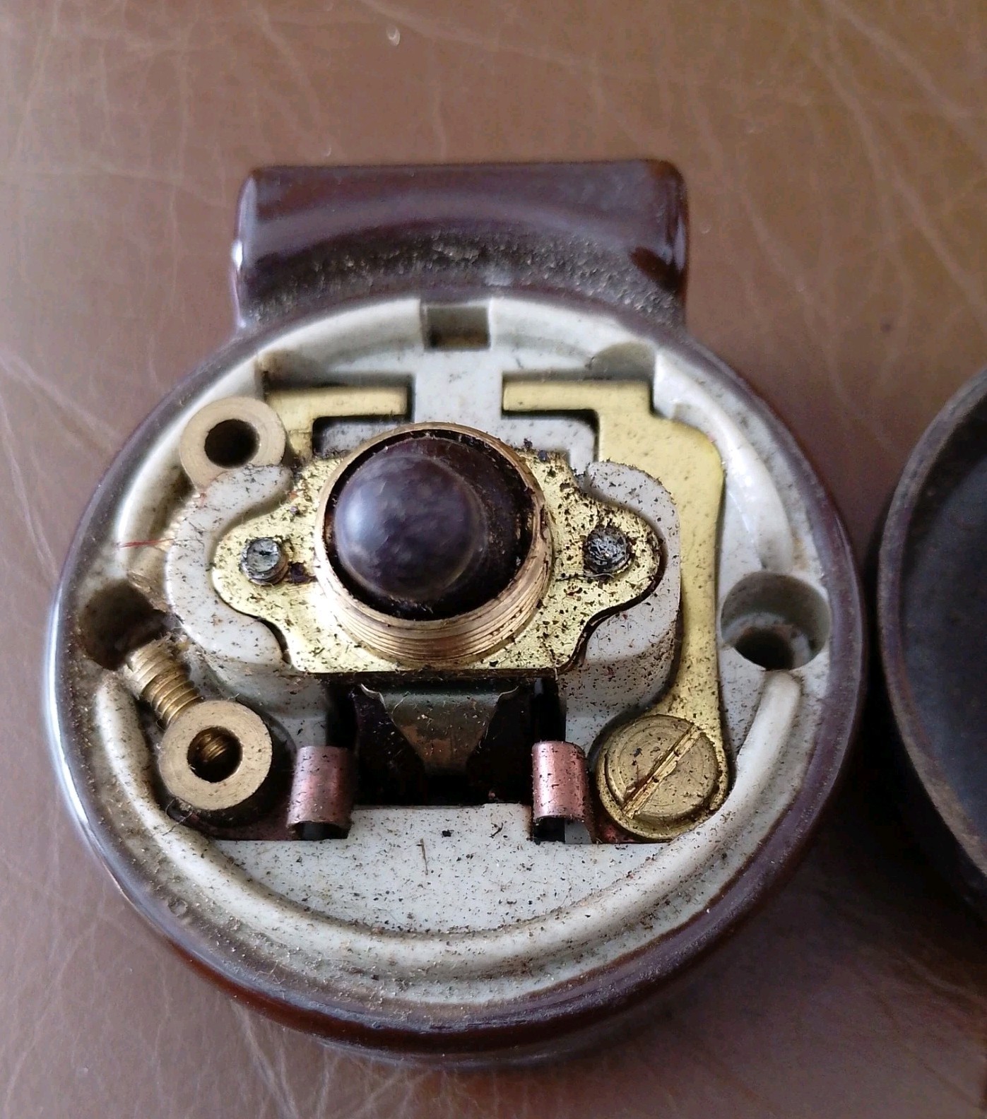 Vintage Ceramic Light Switch Old Dolly Toggle Reclaimed