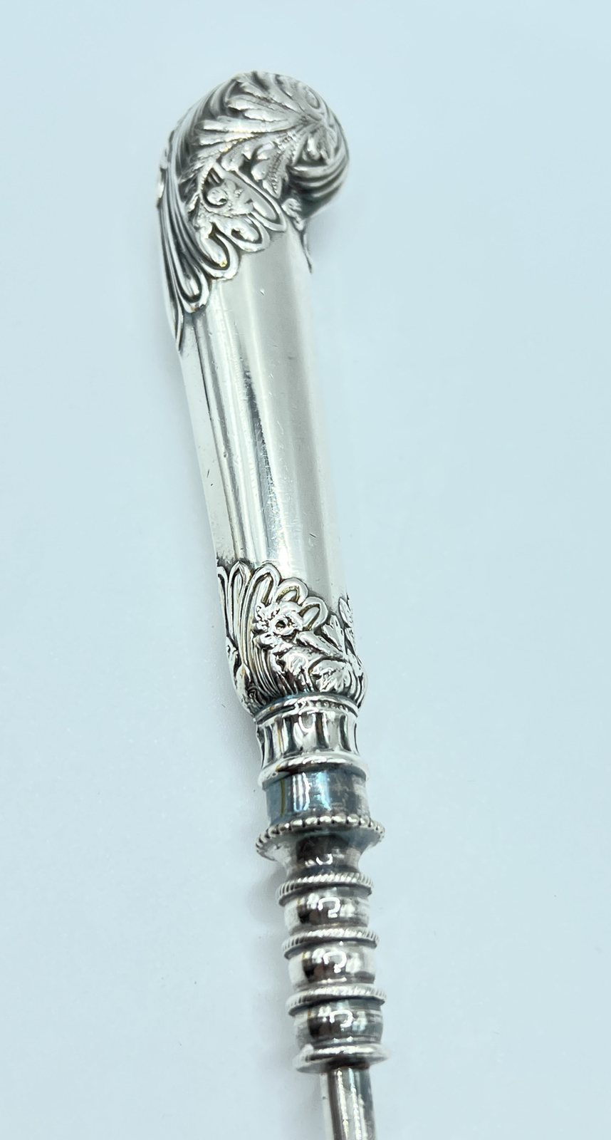 Vintage Thomas Turner & Co. Electroplated Meat Fork Serving Signed