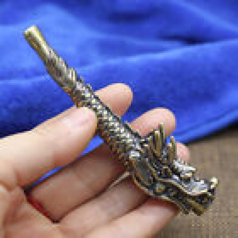Vintage Brass Cigarette Holder Dragon Filter Pipe Cigarette Holder Collection