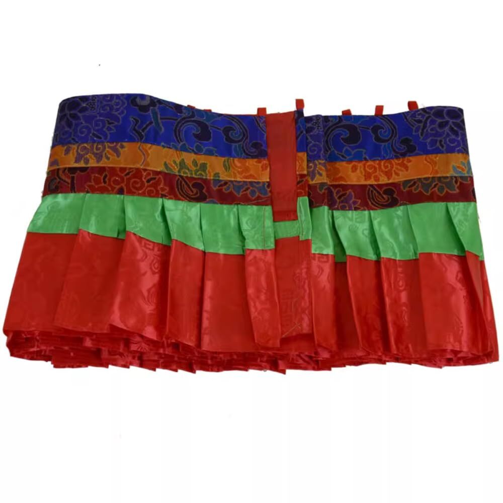100cm Tibetan Style Home Inn Decoration Curtains Buddha Hall Layout Table