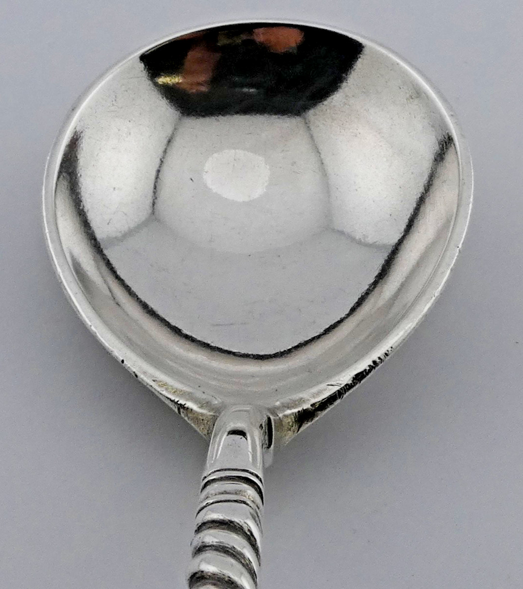 ANTIQUE RUSSIAN SOLID SILVER NIELLO SPOON FULLY MARKED Moscow 1800s