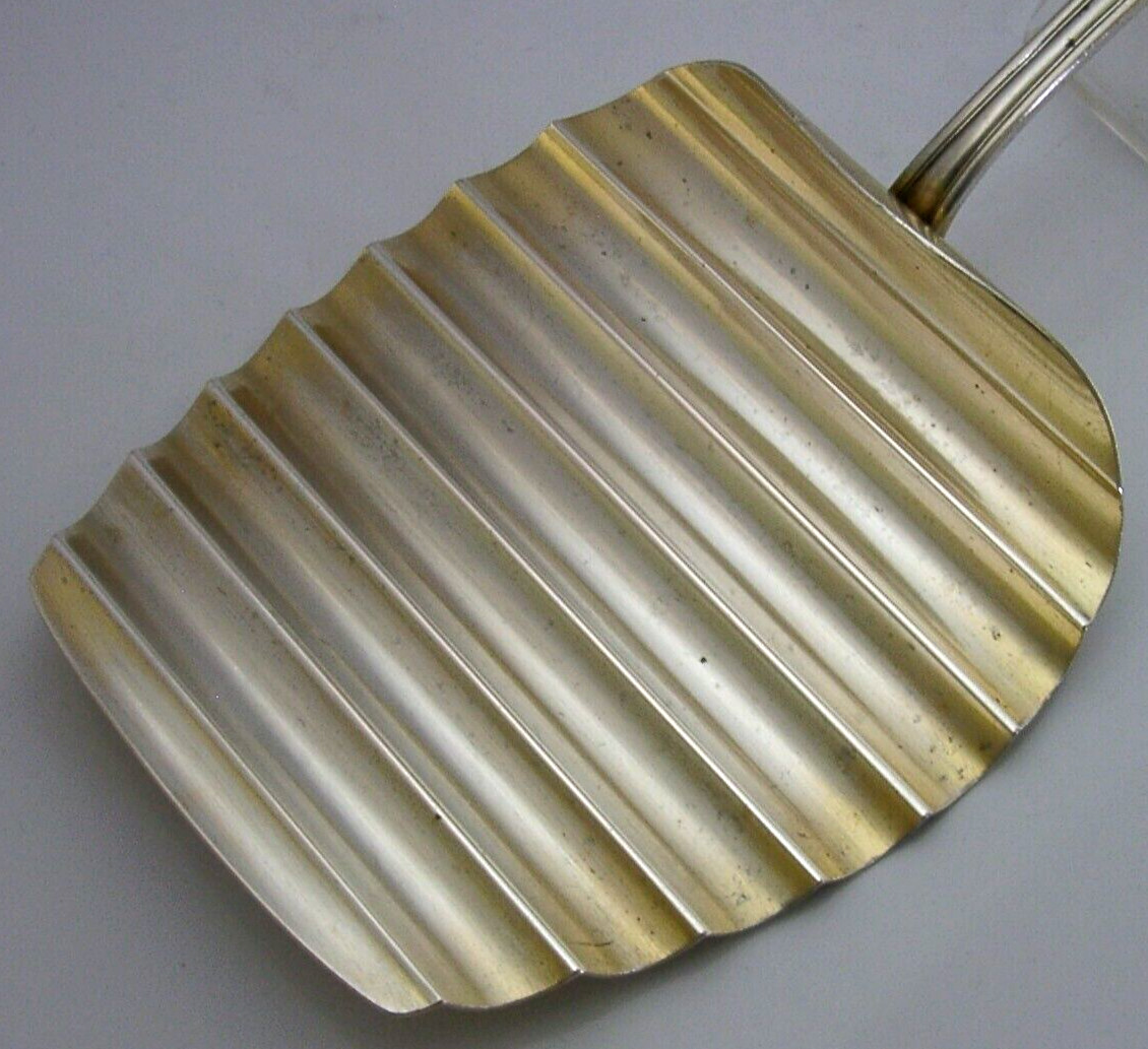 HEAVY 154g BEAUTIFUL LARGE GERMAN SOLID 800 SILVER ART DECO ASPARAGUS SERVER