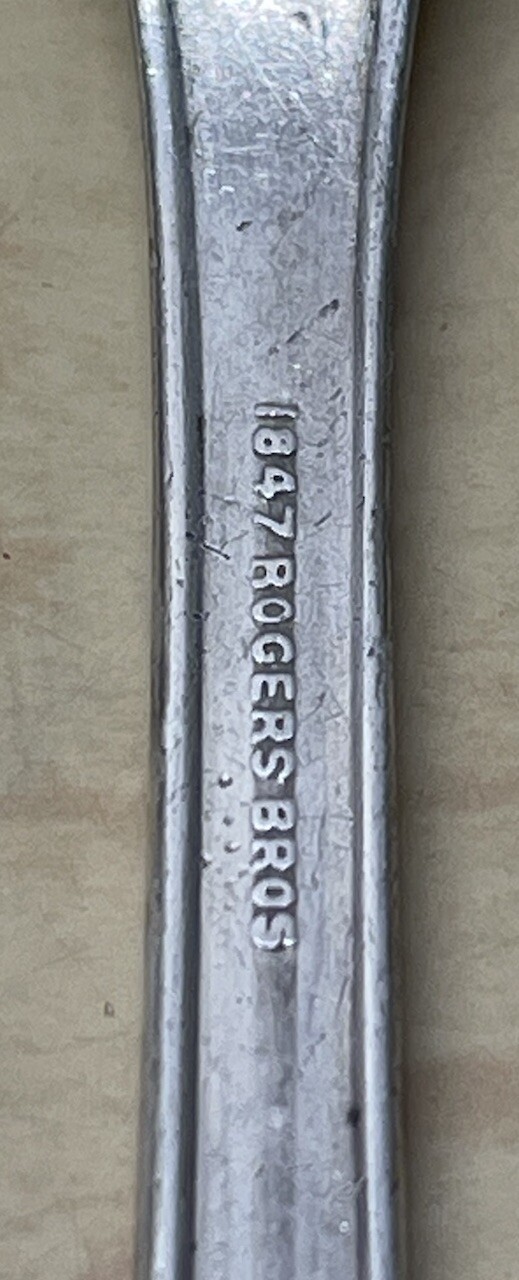 Set of 5 Vintage 1847 Rogers Bros IS Silverplate Forks 7 3/4″ Extra Long Style