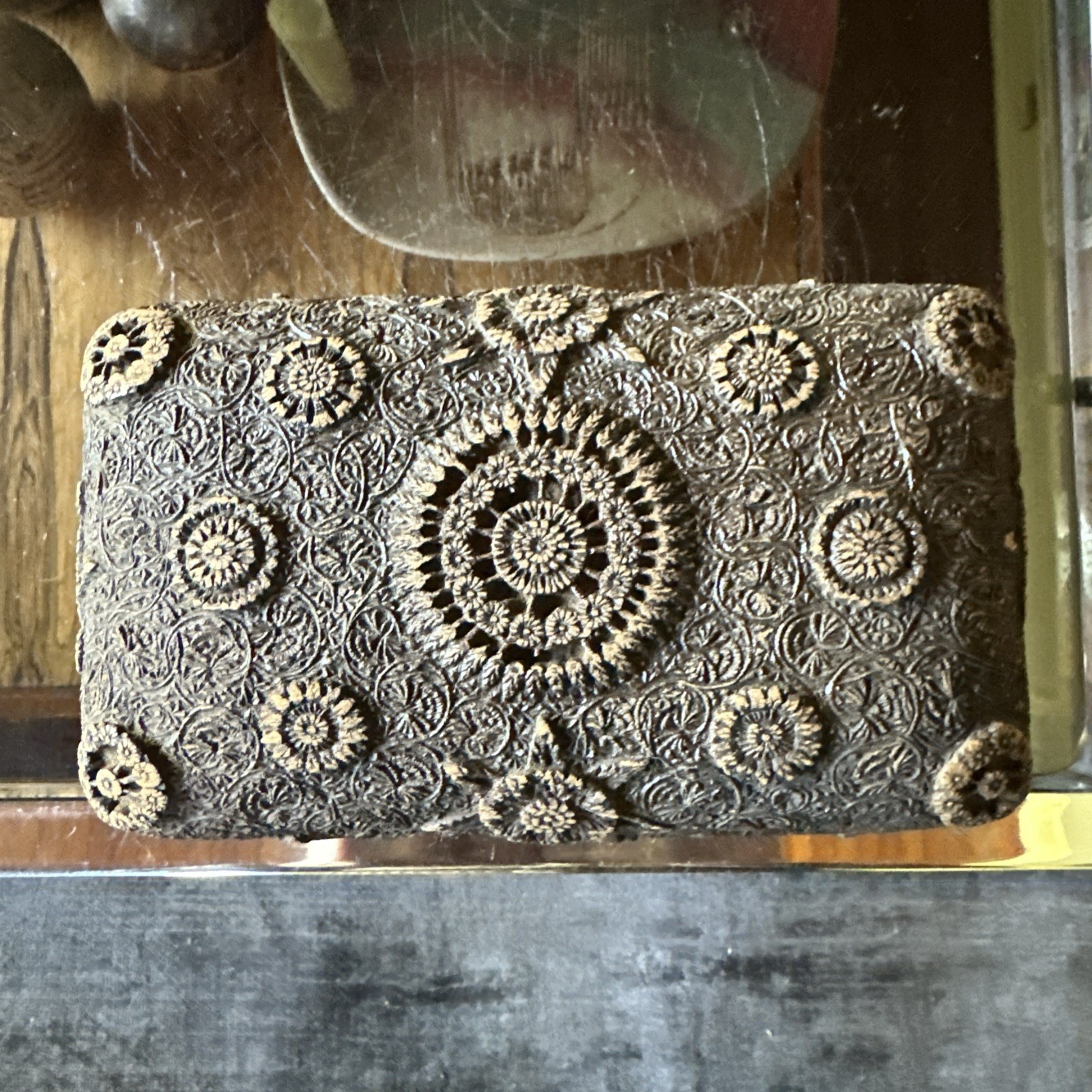 Stunning Vintage Indian Kashmiri Finely Carved Wooden Box – Top Quality