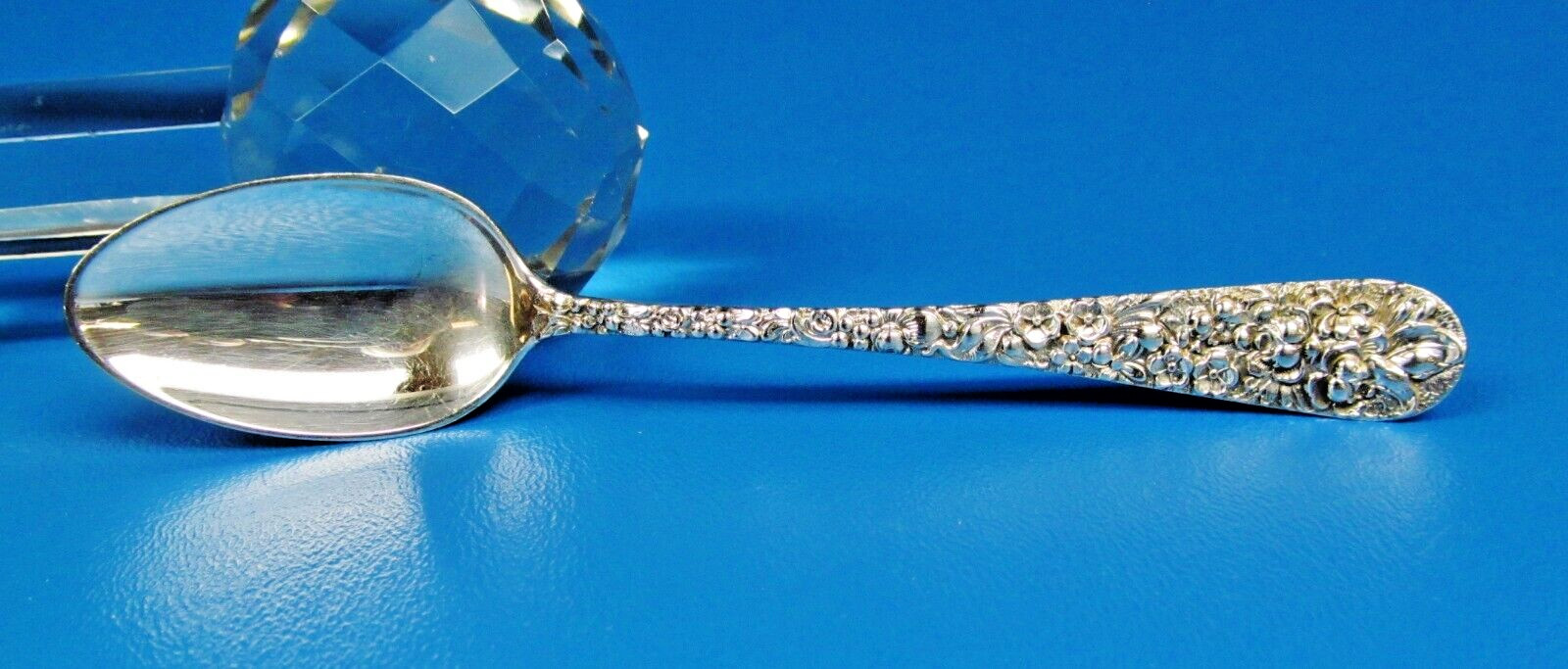 Rose by Stieff Sterling Silver Teaspoon . 5 7/8 In – 29.1 Grams