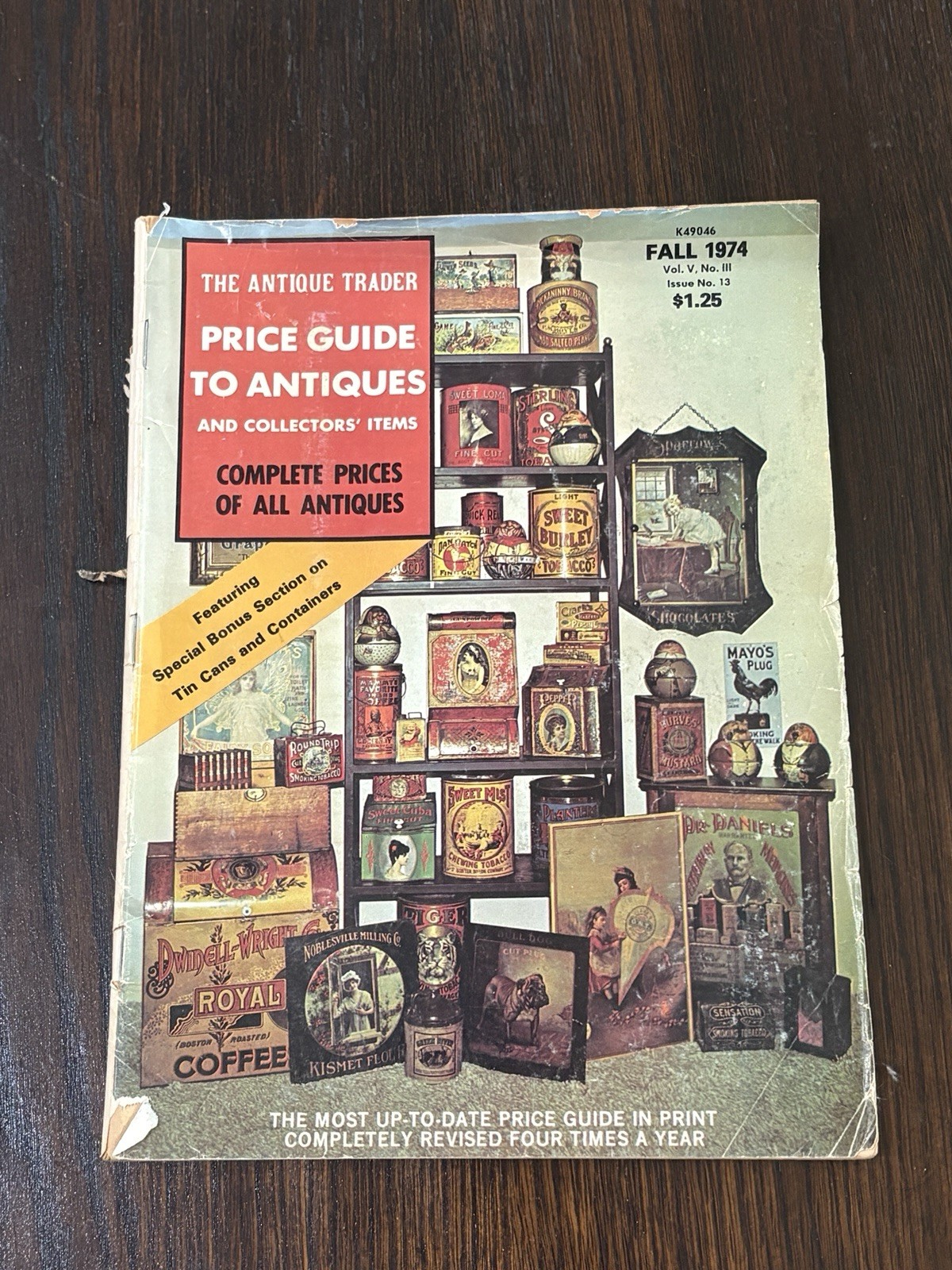 The Antique Trader~Price Guide To Antiques~Fall 1974~Dubuque Iowa~GC!