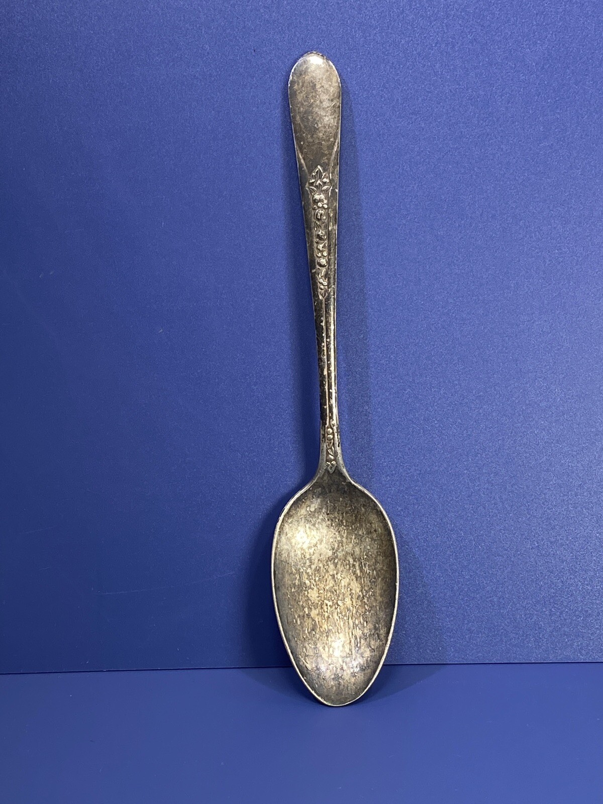Wm Rogers MFG Co Original Rogers Silver Plate Serving Spoon Priscilla Lady Ann