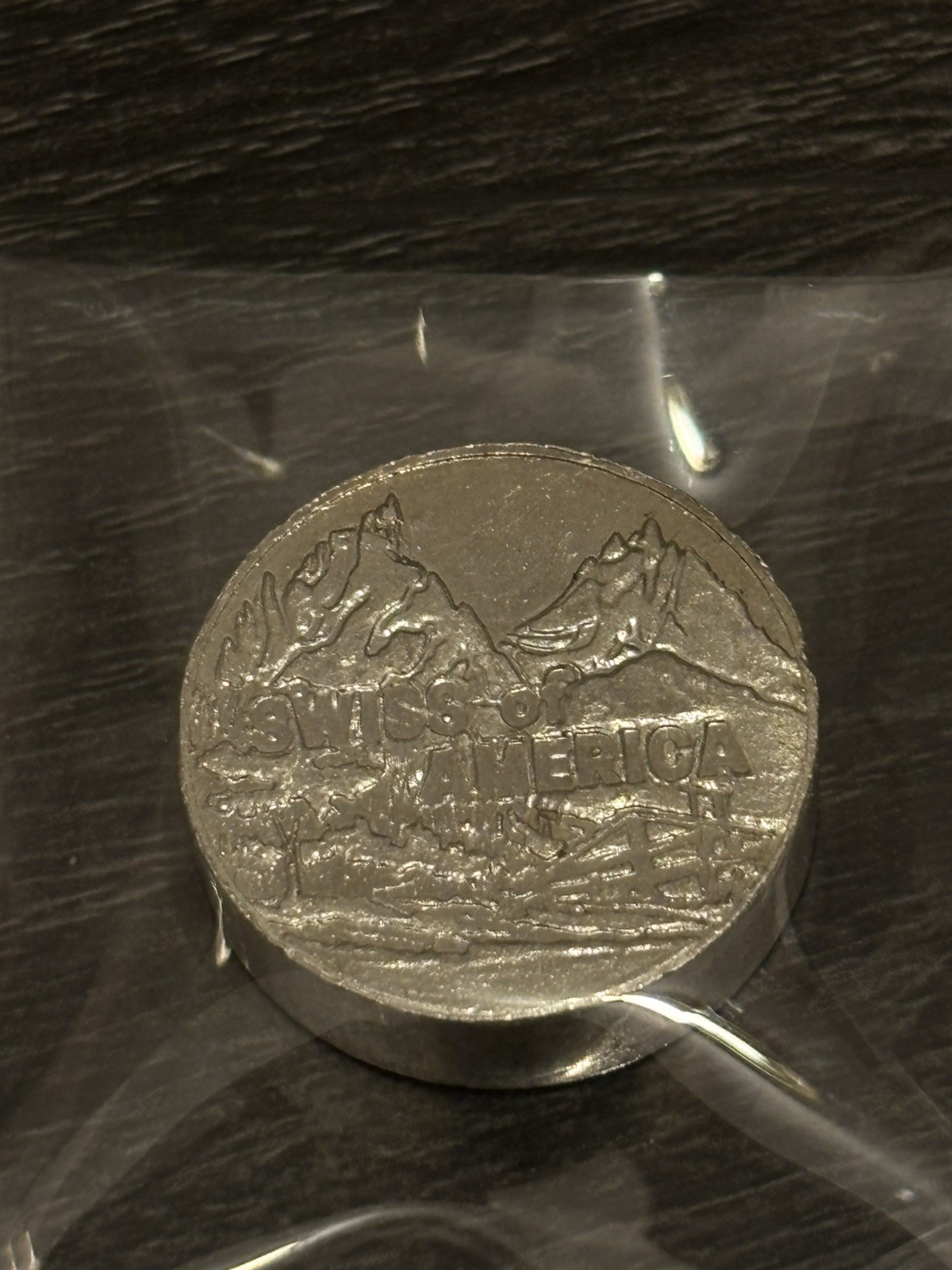 Vintage Swiss Of America 1 Troy Oz .999 Fine Silver Rolo Round