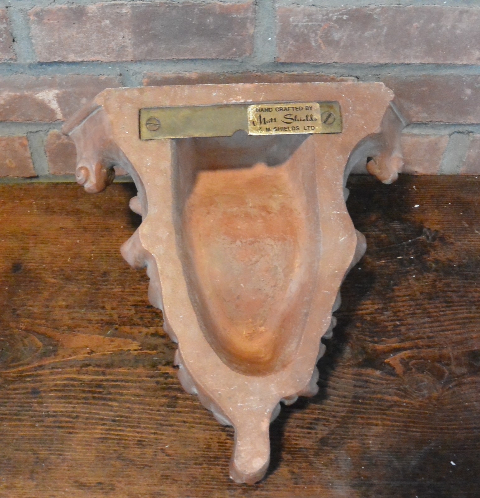Rococo Corbel Wall Bracket Shelf; Architectural Accent; M Shields