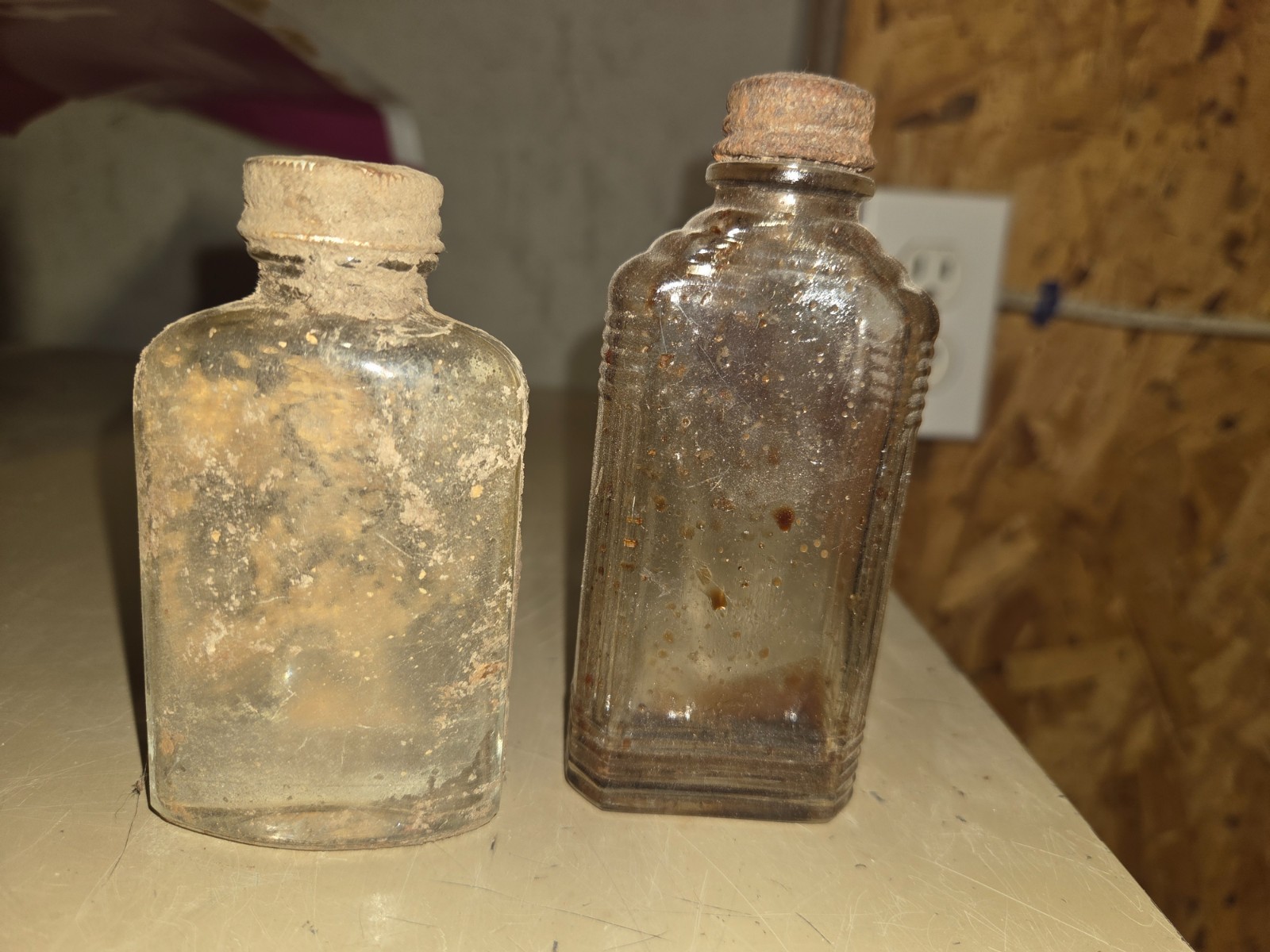 2 Vintage medicine bottles, one inscribed “the bayer company”