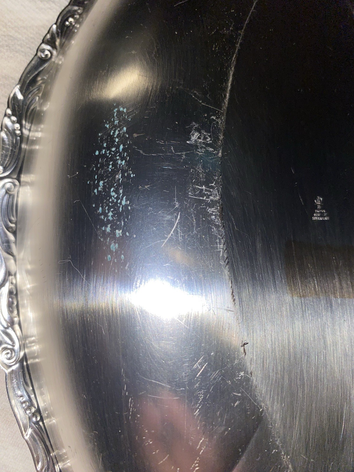 Vintage Ikora Silver Plated Tray