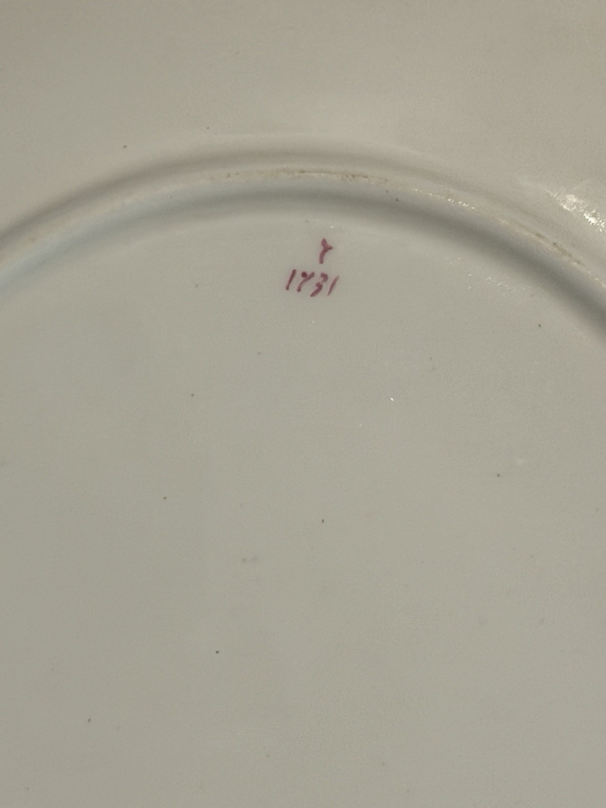 ANTIQUE ROYAL CAULDON PINK SET OF 2 PORCELAIN SERVING PLATTERS GOLD GREEK KEY