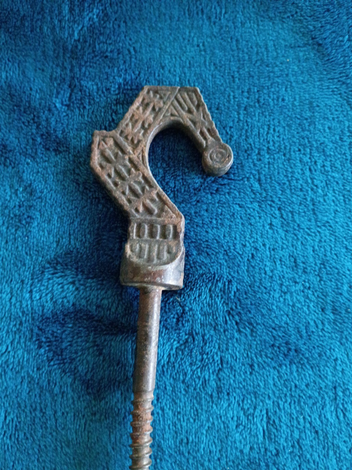 Cast Iron Antique Wall / Ceiling Hook Vintage Steampunk