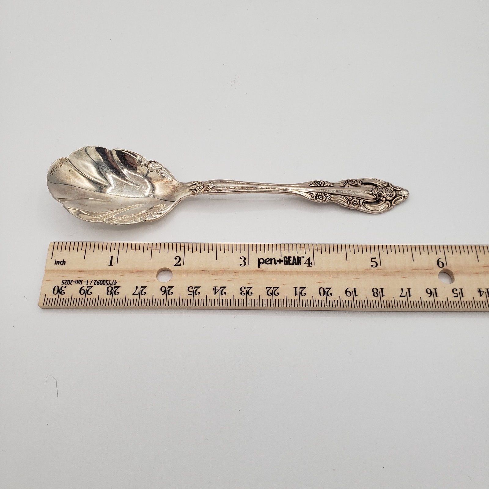 Silver Artistry Pattern by Community Silverplate Sugar / Condiment Spoon 1965
