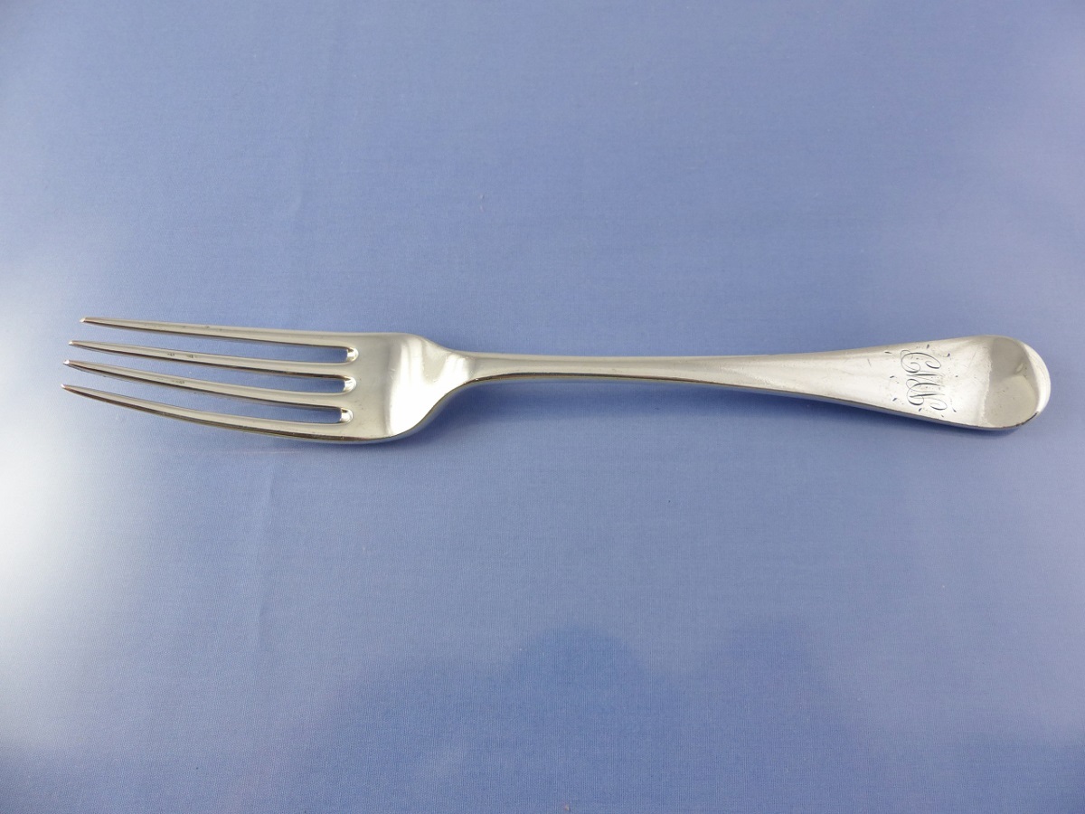 OLD ENGLISH DINNER FORK BY R.F. MOSLEY & CO SHEFFIELD “CMN”