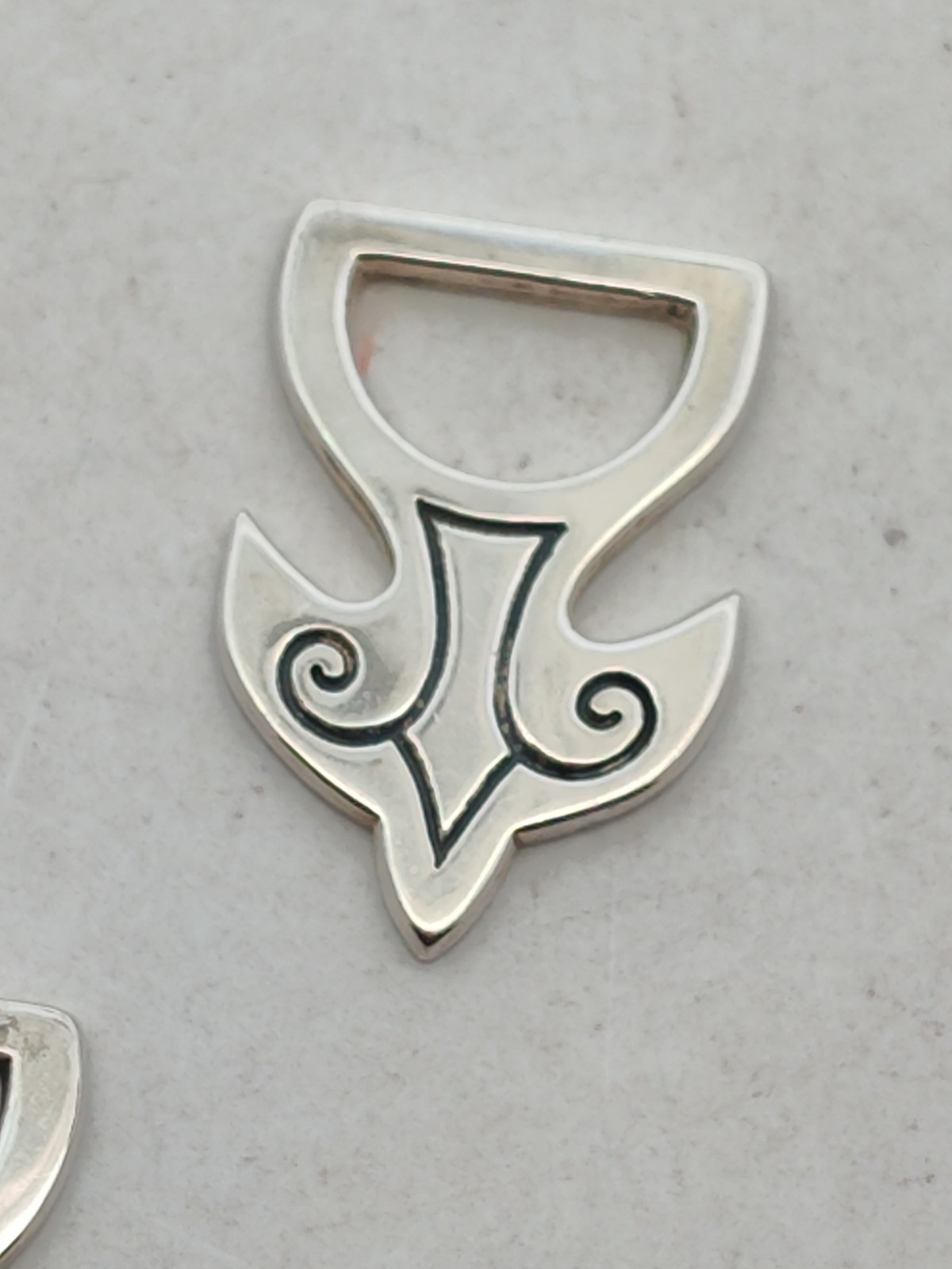 James Avery Sterling Silver Bookmark Cross & Dove Ends Only, No Ribbon