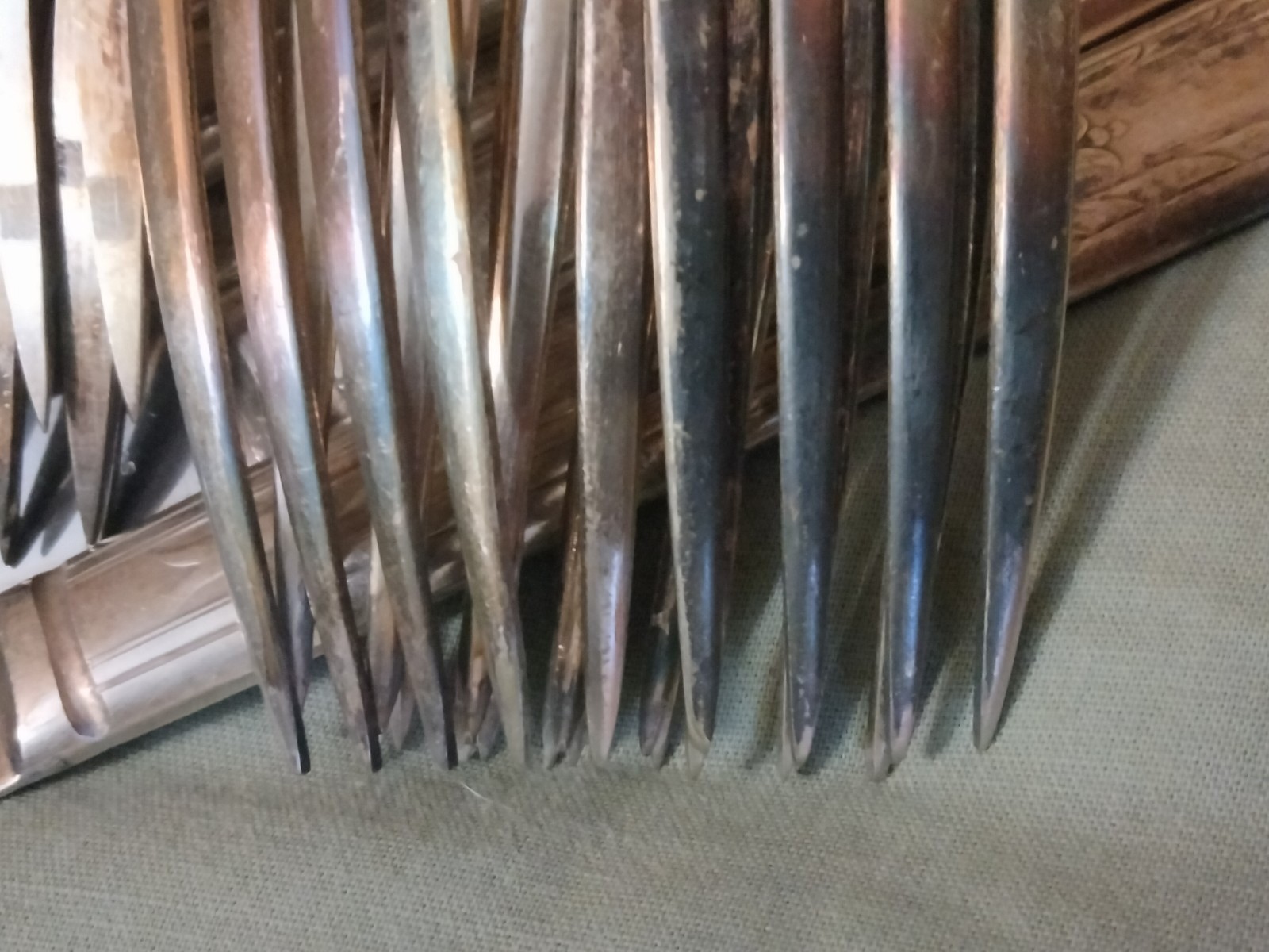 36 piece lot/set silverplated flatware LYNNWOOD aka MEMORY 1934 Genesee ART DECO