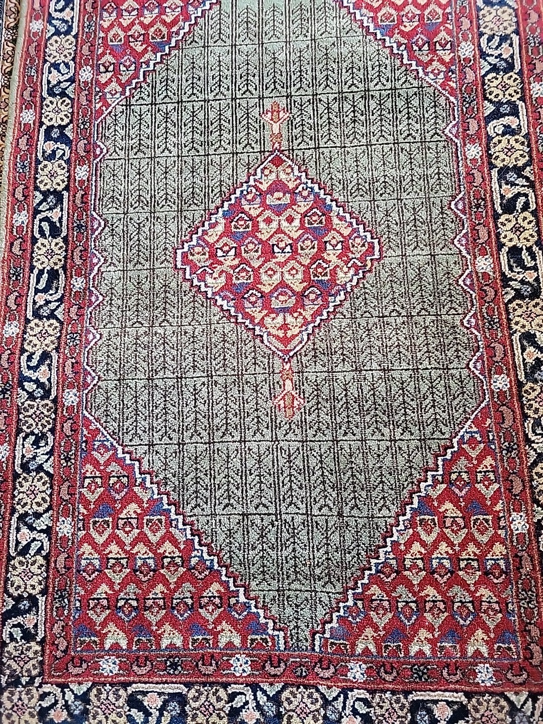UNUSUAL ANTIQUE AUTHENTIC MIDDLE EASTERN SARUK RUG 3.4X5.4