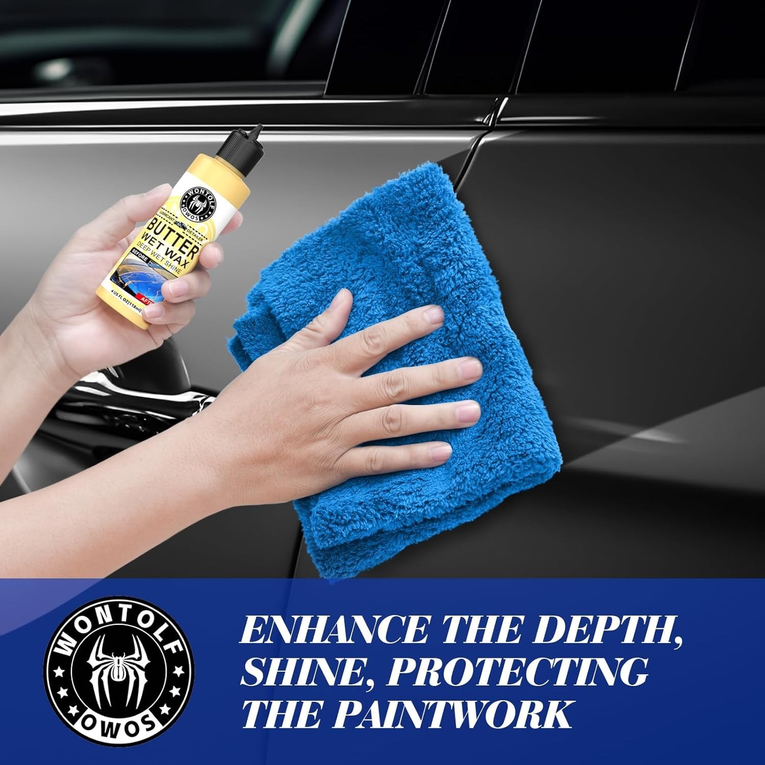 Complete Car Clay Bar Auto Detailing Kit, Clay Luber, Butter Wet Wax, Car Was…