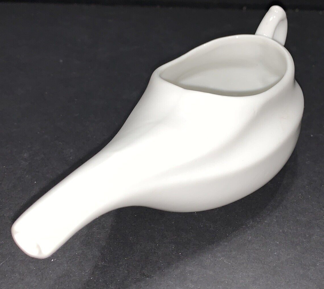 Antique Porcelain Invalid Feeder Baby Child Medical SD Czechoslovakia