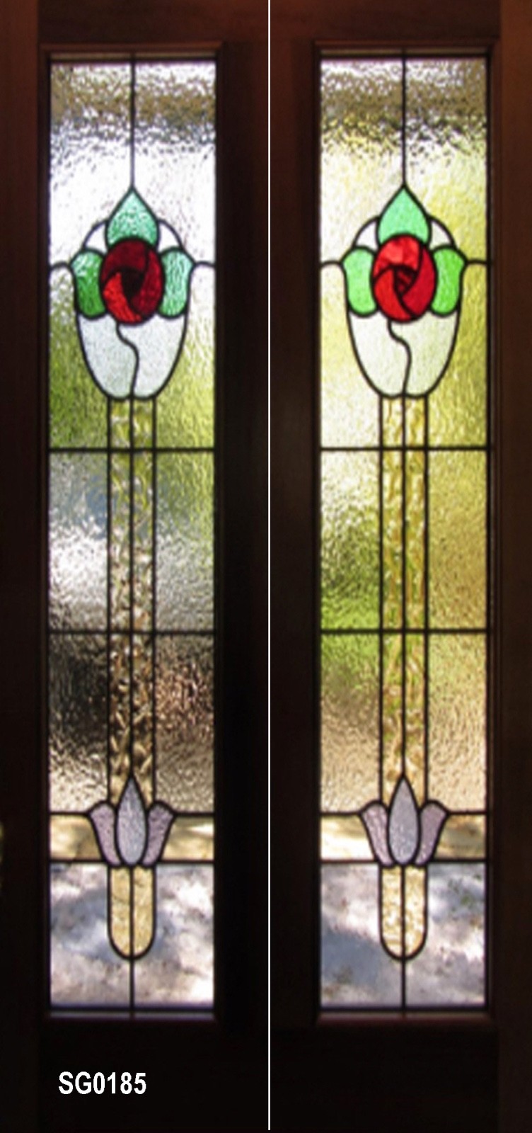 Stained Glass Bifold Doors