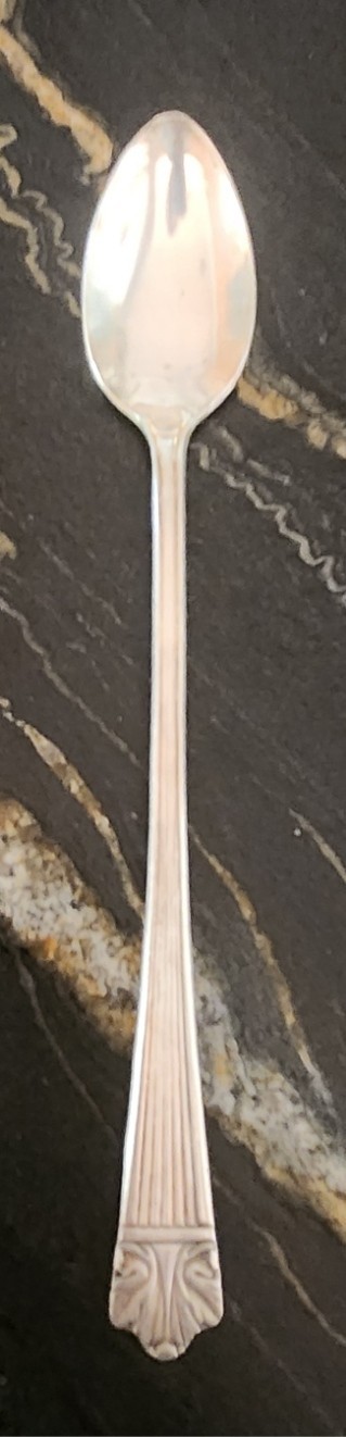 Lady Esther Silver Plate 7.5″ Iced Tea Spoon Some Tarnish Rodgers 1847