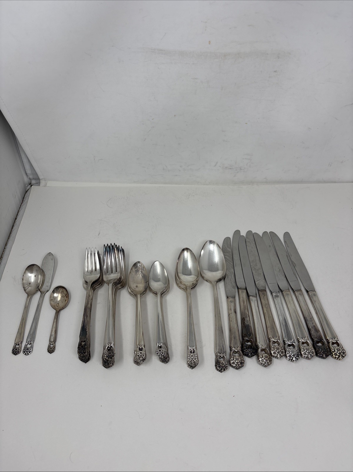 Vintage 1847 Rogers Bros Eternally Yours Silverplate Partial Set 52 Pieces