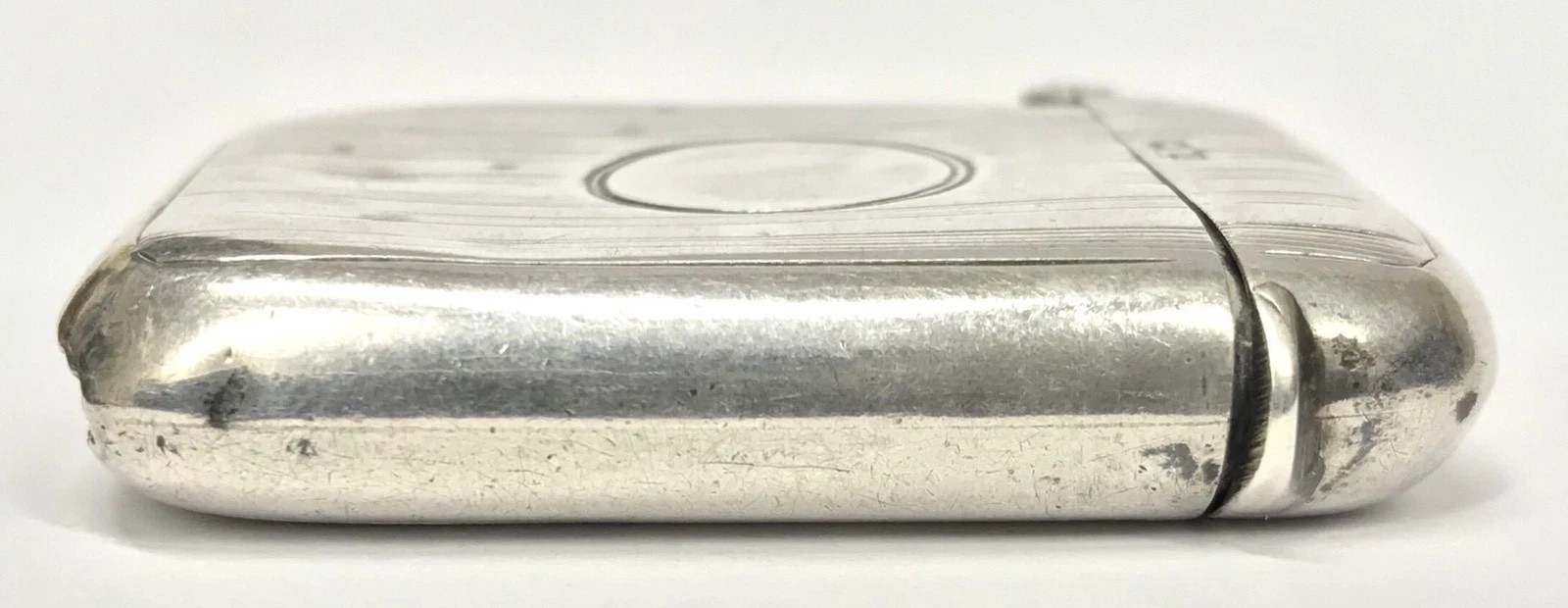 Hallmarked Antiques Silver Engraved Miniature Vesta Case John Rose 1919 20.3g