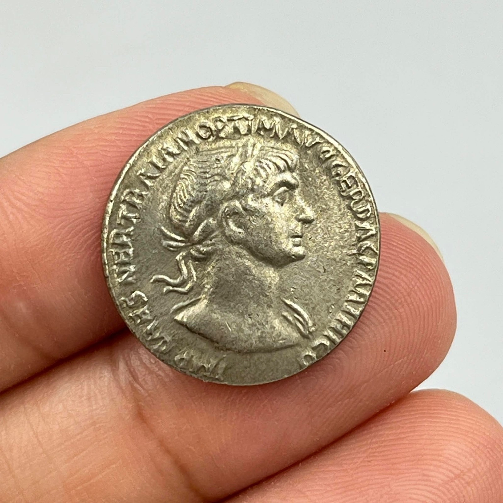 Unique Authentic Ancient Roman Greek Silver Tetradrachm Coin Ca. 454-404 BC